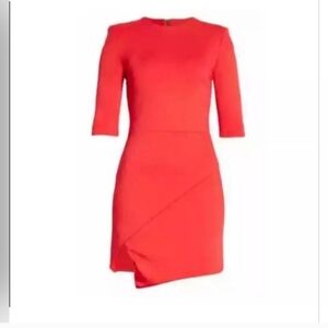 Alice + Olivia Nova Asymmetrical Mini Dress Size 6